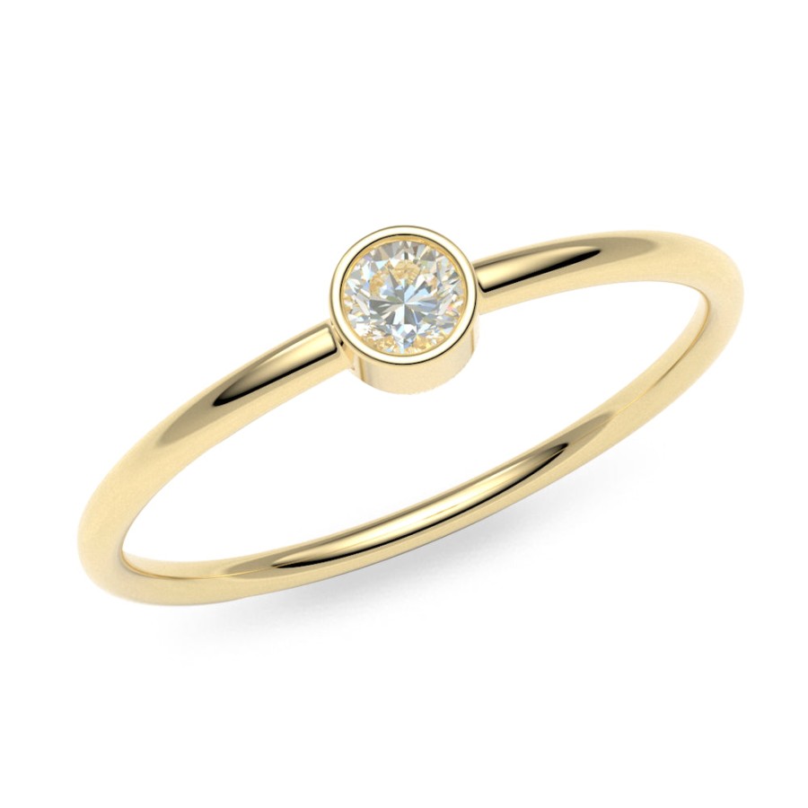 Ella Amelie Joyas | Anillo De Promesa Con Diamante