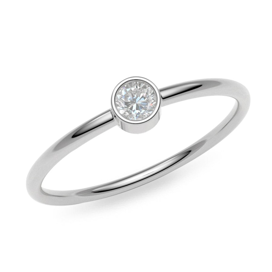 Ella Amelie Joyas | Anillo De Promesa Con Diamante