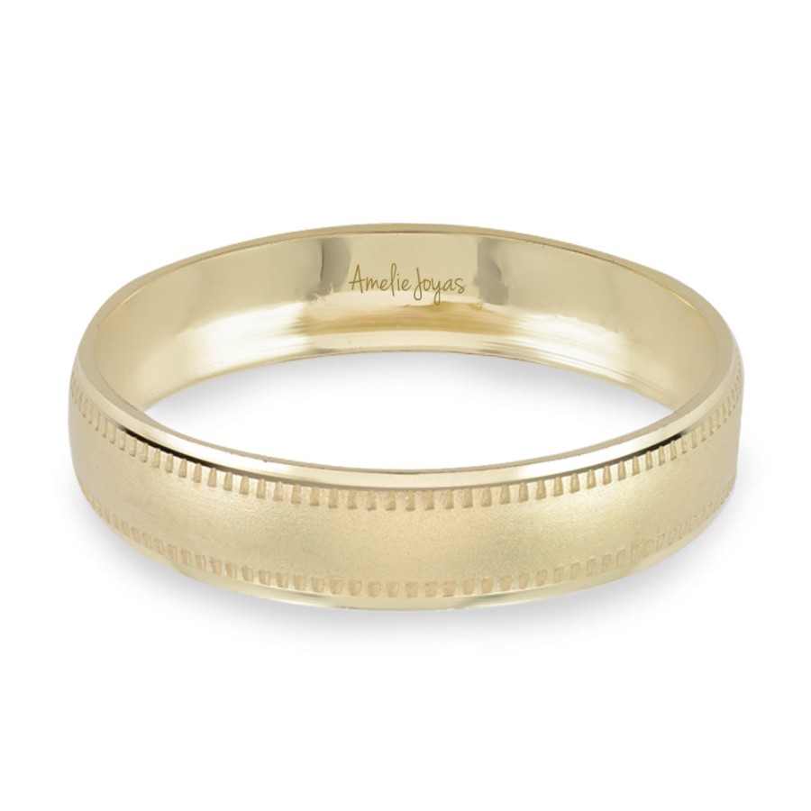 Argollas Amelie Joyas | Argolla De Matrimonio Unisex Oro Amarillo