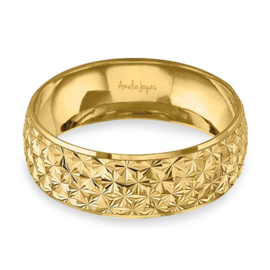 Argollas Amelie Joyas | Argolla De Matrimonio Unisex Oro Amarillo