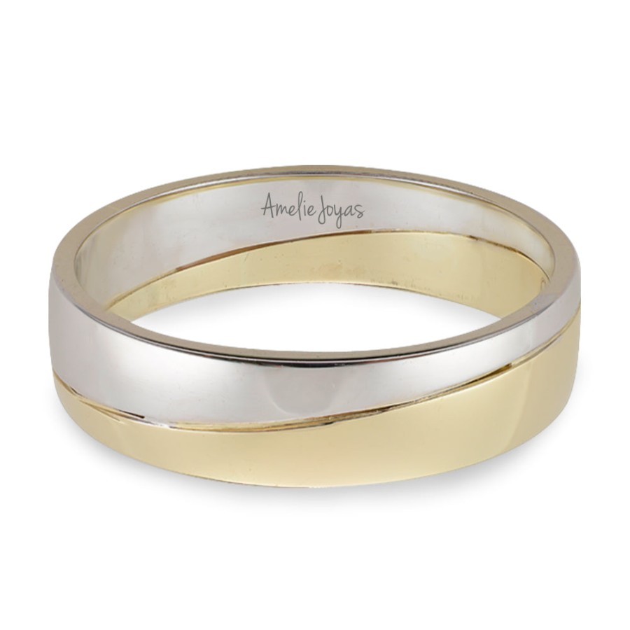 Argollas Amelie Joyas | Argolla De Matrimonio Unisex Oro Amarillo