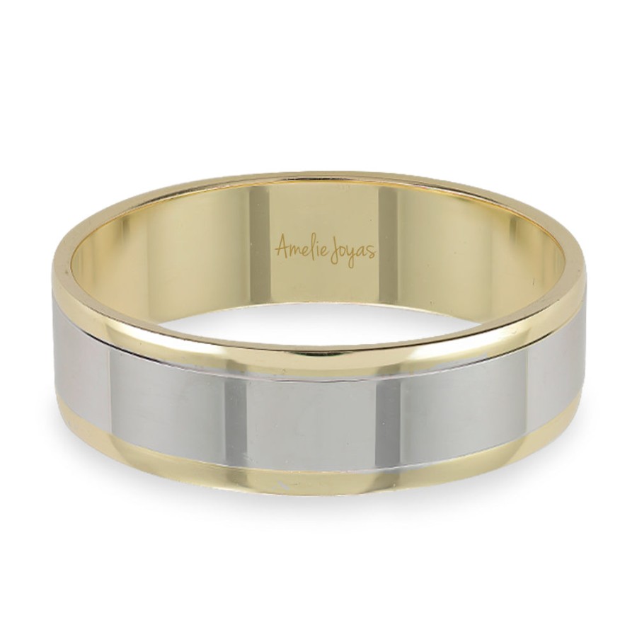 Argollas Amelie Joyas | Argolla De Matrimonio Unisex Oro Amarillo