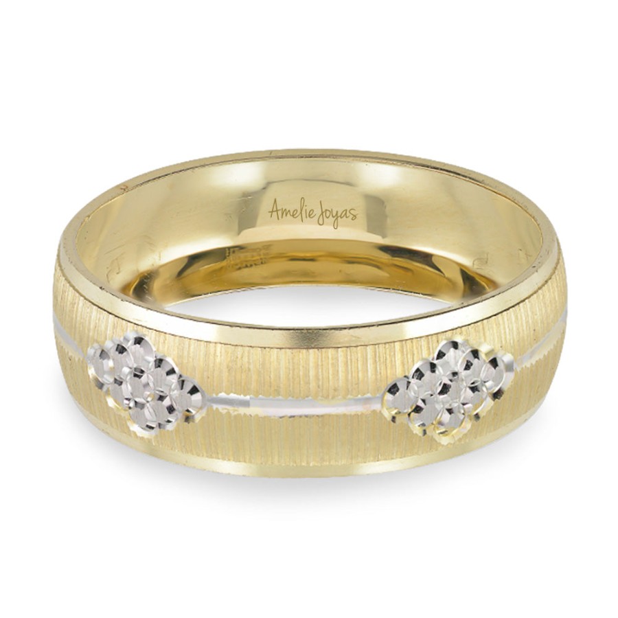 Argollas Amelie Joyas | Argolla De Matrimonio Unisex Oro Amarillo