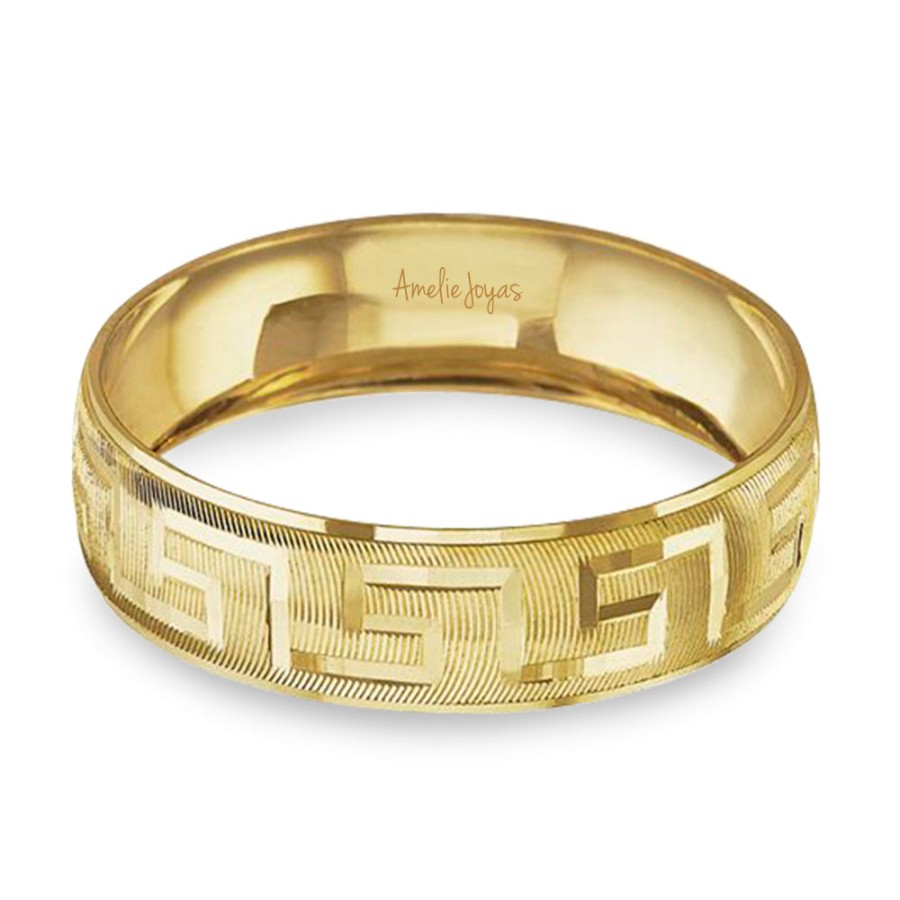 Argollas Amelie Joyas | Argolla De Matrimonio Unisex Oro Amarillo